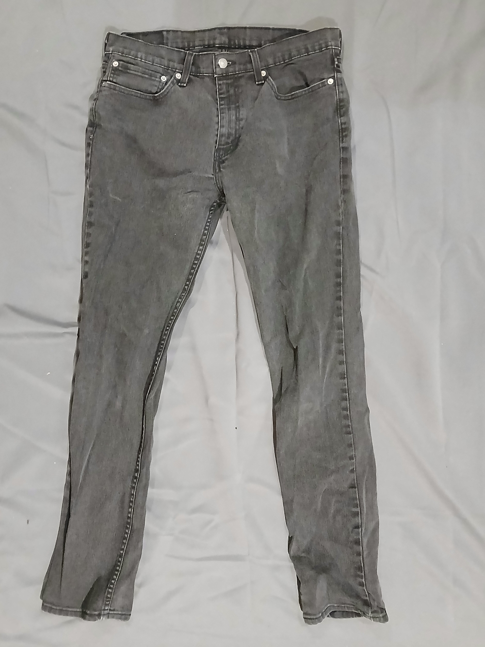 Levi's Slim Straight Gray Denim Jeans